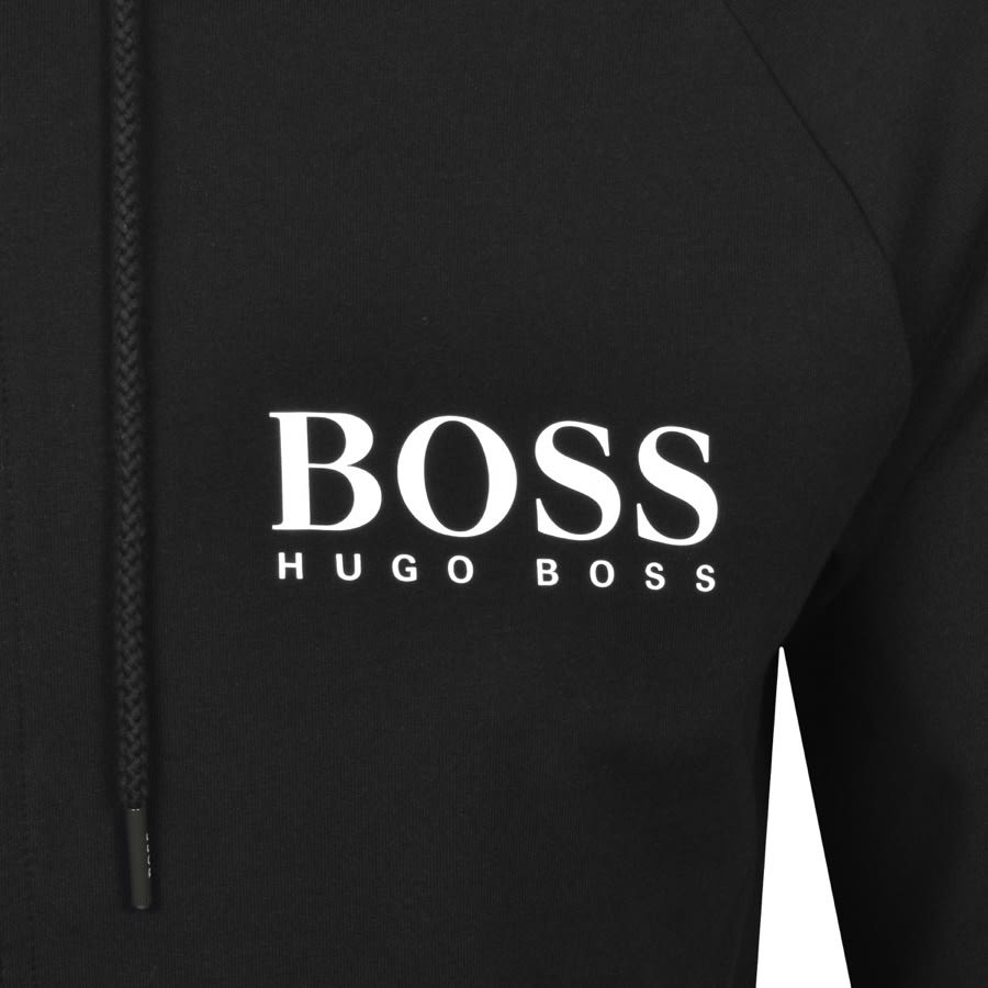 Alternative Image for ProductBOSS Bodywear Full Zip Hoodie Black3